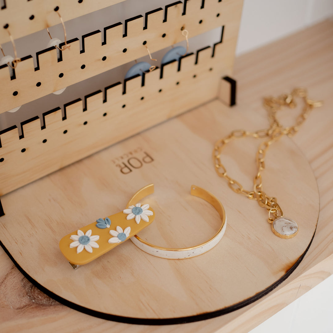 Delicate Gold Chunky Moonshine Necklace