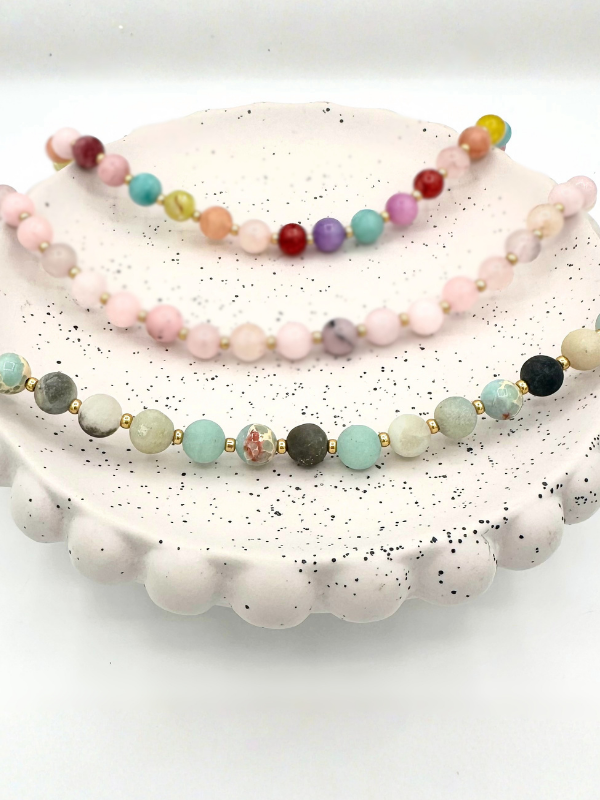 Blue Lagoon Beaded Necklace
