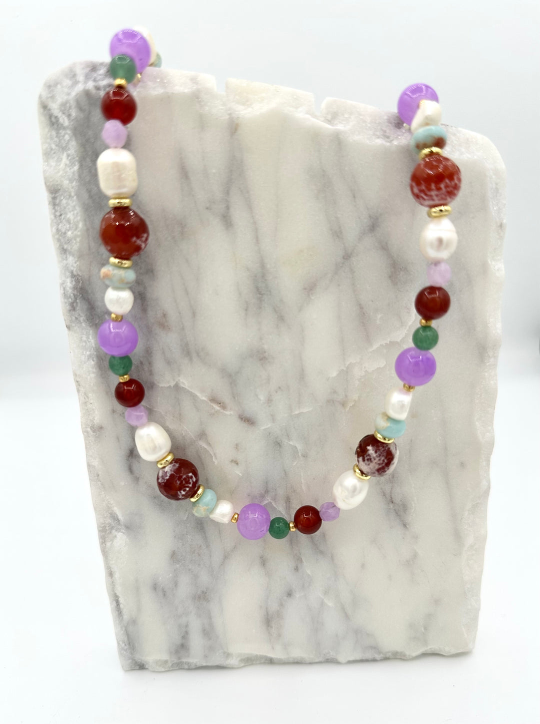 Red Bluff Beaded Necklace
