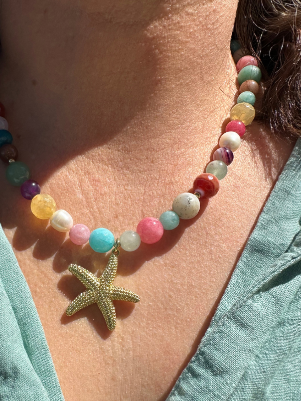 Coral Bay Beaded Necklace