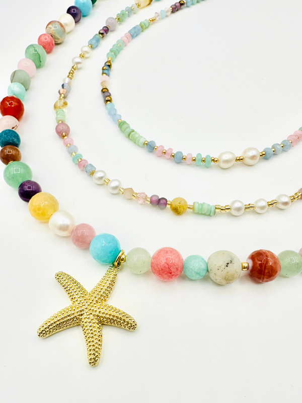 Coral Bay Beaded Necklace