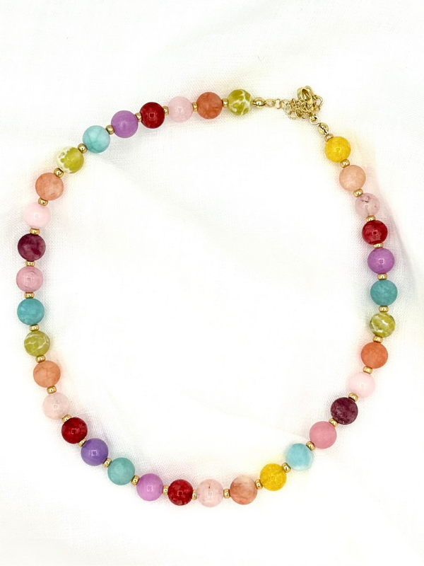 Coral Spawn Beaded Necklace