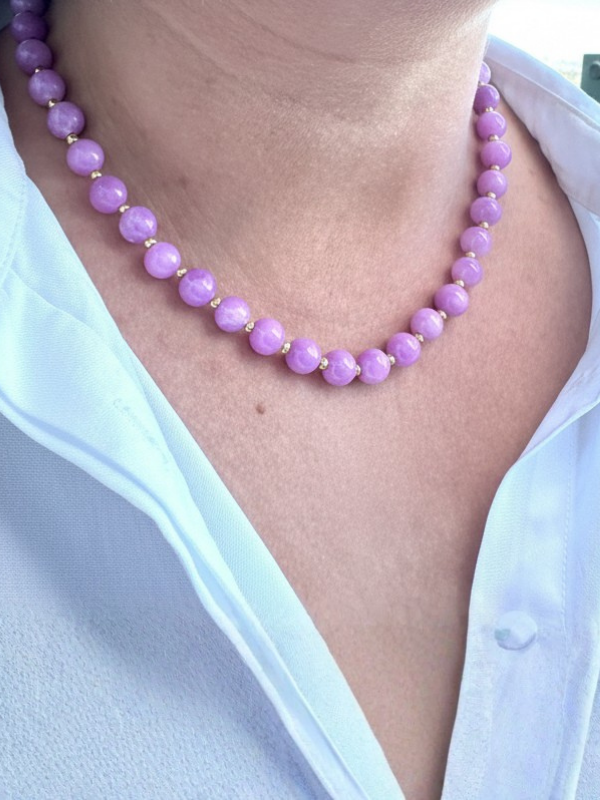 Custom Beaded Initial Necklace