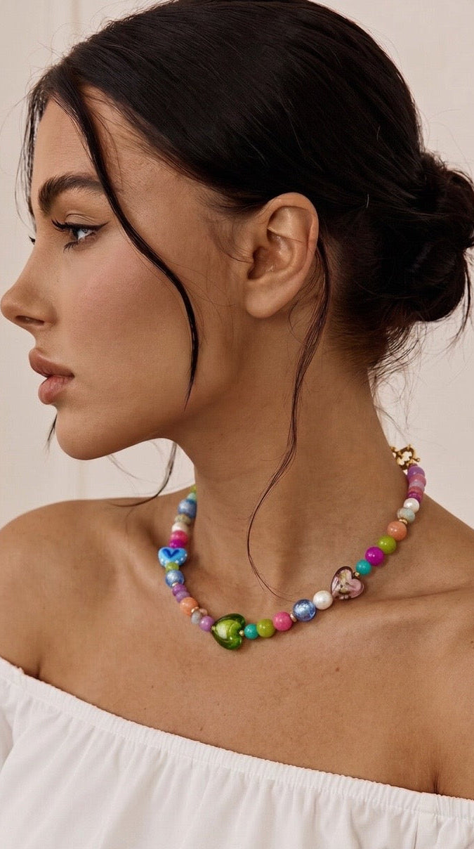 City Beach Beaded Necklace