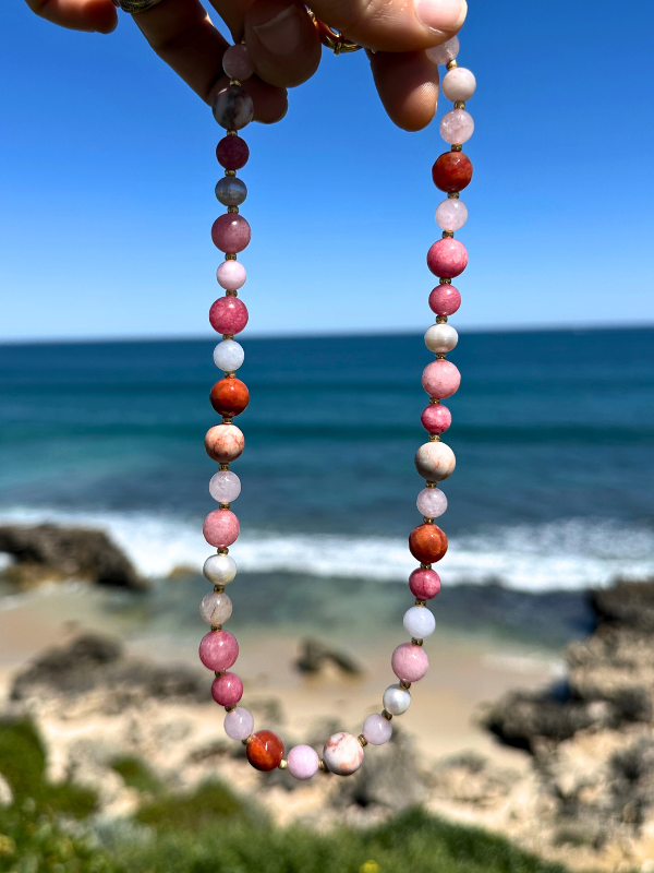 Kalbarri Sunsets Beaded Necklace