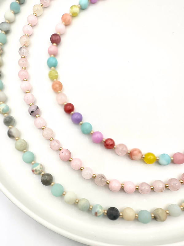 Twilight Beach Beaded Necklace